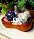 台湾肖楠 手彫り木工芸 木鉢 「双月」